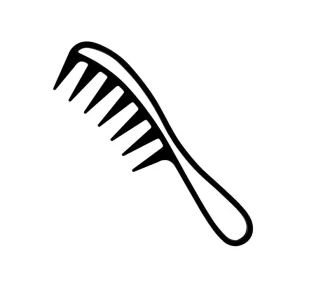 Deni Carte, Grzebień Do Gęstych Kręconych Włosów - Szczotki i grzebienie do włosów - miniaturka - grafika 1