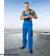 Spodnie sportowe męskie - Ardon ARDON 4TECH 03 - Spodnie ogrodniczki ARDON4TECH 03 szaro-czarne przedłużone S - niebieski H9402 62 - miniaturka - grafika 1