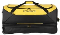 Torby podróżne - Torba Podróżna na kółkach Travelite BASICS 70cm Czarno Żółta poszerzana - miniaturka - grafika 1
