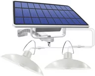 Lampy ogrodowe - Lampa LED solarna wisząca 6W 4500K biała ogrodowa żyrandol 2szt - miniaturka - grafika 1