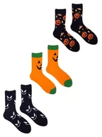 Skarpetki męskie - Skarpety Bawełniane Halloween 3Pak 35-38 Yoclub - miniaturka - grafika 1