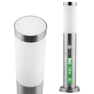 Lampy ogrodowe - Lampa Ogrodowa Zewnętrzna E27 INOX SŁUPEK 65cm z Czujnikiem Ruchu Lilium Lumiled - miniaturka - grafika 1