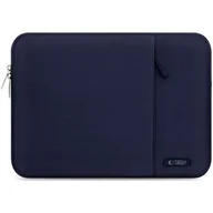 Torby na laptopy - Etui na laptopa TECH-PROTECT Sleevy 13-14 cali Granatowy SLEEVY LAPTOP 13-14 NAVY BLUE - miniaturka - grafika 1