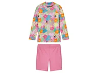 Stroje kąpielowe dla dziewczynek - lupilu® Strój kąpielowy dla dzieci z ochroną UV (Tropikalny, 110/116) - miniaturka - grafika 1