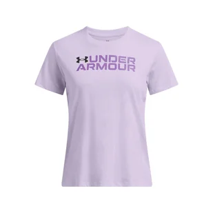 Damska Koszulka z krótkim rękawem UNDER ARMOUR UA W BL PACK SS 1386847-535 – Fioletowy - Koszulki i topy damskie - miniaturka - grafika 1