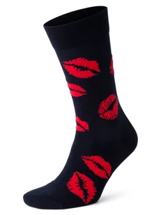 Happy Socks Skarpety unisex Mężczyźni niebieski|czerwony wzorzysty, 41-46 - Skarpetki męskie - miniaturka - grafika 1