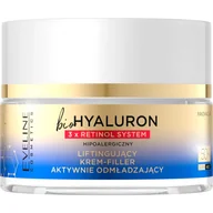 Kremy do twarzy - Eveline BIOHYALURON 3XRETINOL Krem do twarzy 50+ ODMŁADZAJĄCY, 50 ml 5903416026068 - miniaturka - grafika 1
