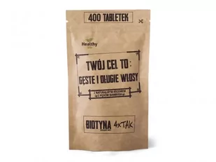 Healthy Life, Biotyna z Nat. Krzemem, Suplement diety, 400 Tabl. - Witaminy i minerały - miniaturka - grafika 1