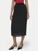 Spódnice - Vila Spódnica plisowana Olinda 14096093 Czarny Regular Fit - miniaturka - grafika 1