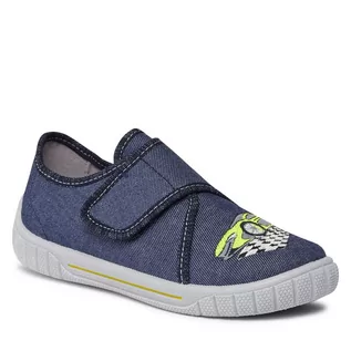 Buty dla chłopców - Kapcie Superfit 1-800271-8130 S Blue - grafika 1
