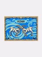 Magnesy - Magnes Pamiątkowy Poznań Koziołki - gadżety - miniaturka - grafika 1