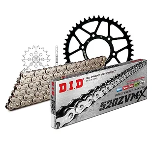 Zestaw łańcuchów DID stal 520ZVM-X / 112 Endless do Aprilia MX 125 ccm rok prod. 2004-2009 - Części motocyklowe - miniaturka - grafika 1