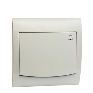 Łącznik "dzwonek" VEGA  biały - Wyłączniki światła i elektryczne - miniaturka - grafika 1