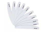 Akcesoria do paznokci - Pilnik Do Paznokci Łódka Biały 180/240 10 Szt - miniaturka - grafika 1