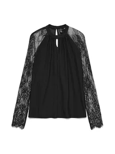 Vero Moda Bluzka w kolorze czarnym - Bluzki damskie - miniaturka - grafika 1