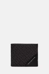 Tommy Hilfiger portfel skórzany męski kolor czarny AM0AM12774 - Portfele - miniaturka - grafika 1