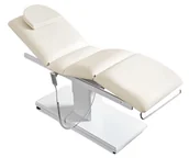 Stoły i łóżka do masażu - Fotel kosmetyczny elektryczny łóżko do salonu kosmetycznego pedicure leżanka rehabilitacyjna regulacja 3 siłowniki Max - miniaturka - grafika 1