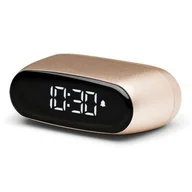 Dekoracje domu - Budzik LEXON Minut Mini Złoty - miniaturka - grafika 1