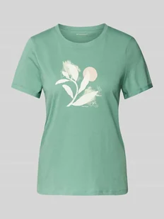 T-shirt o kroju regular fit z czystej bawełny - Koszulki i topy damskie - miniaturka - grafika 1