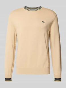 Sweter z dzianiny o kroju regular fit z czystej bawełny - Swetry męskie - miniaturka - grafika 1