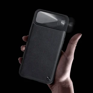Nillkin CamShield Leather S Case etui iPhone 14 pokrowiec z osłoną na aparat zielone - Etui i futerały do telefonów - miniaturka - grafika 14