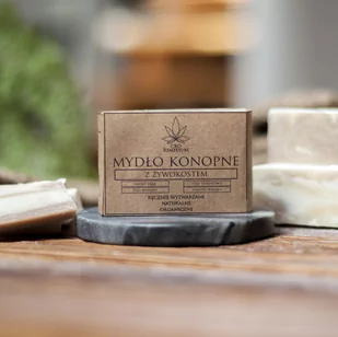 Mydło konopne - żywokost i mica - Mydła - miniaturka - grafika 1