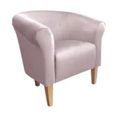 Fotele - ATOS Fotel Milo MG55 nogi 20 buk szary róż - miniaturka - grafika 1