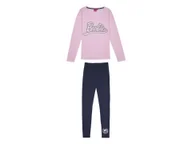 Piżamy damskie - Barbie Piżama damska z bawełną z kolekcji Barbie (koszulka + spodnie) (Jasnoróżowy/granatowy, M) - miniaturka - grafika 1