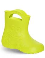 Buty dla dziewczynek - Kalosze dziecięce, zielone, żabka, Zetpol - miniaturka - grafika 1