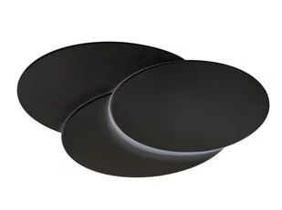 Azzardo Kinkiet Clover oval AZ2997 geometryczna oprawa w kolorze czarnym AZ2997 - Lampy ścienne - miniaturka - grafika 1