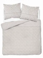 Pościel - Pościel bawełniana 160x200 beżowa kwiatki stokrotki - miniaturka - grafika 1