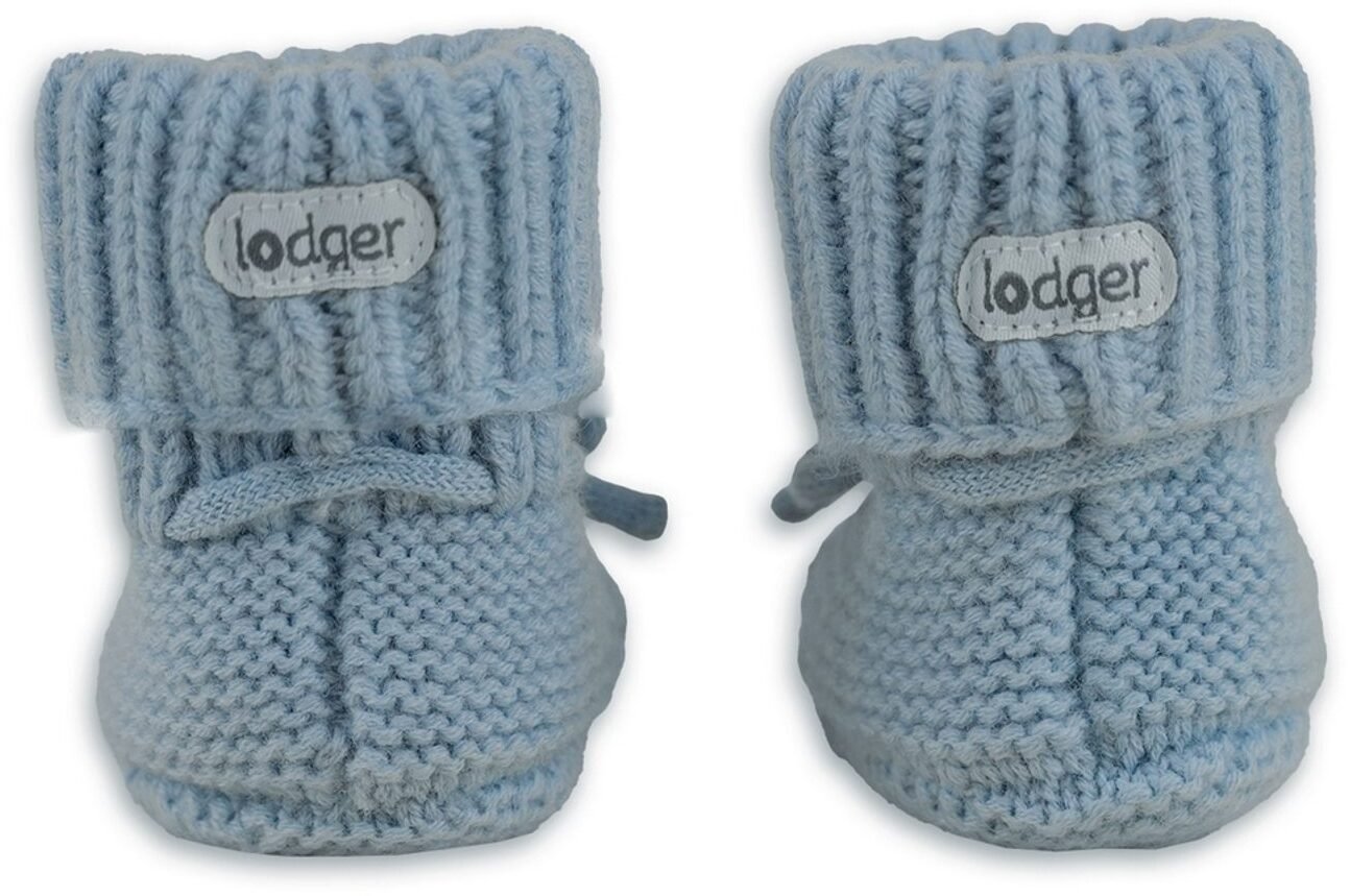 LODGER Slipper Merino wełniane kapcie Blue Fogg 6-12m SLM 110_6-12