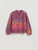 Swetry damskie - Reserved - Sweter z obniżoną linią ramion - wielobarwny - miniaturka - grafika 1