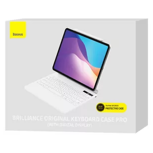 Etui z klawiaturą do Ipad 10 Baseus Brilliance PRO 10.9" (białe) - Etui do tabletów Etui z klawiaturą do Ipad 10 Baseus Brilliance PRO 10.9" (białe) - Etui do tabletów - miniaturka - grafika 3