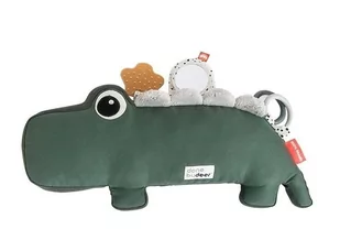 Done By Deer Poduszka z Zabawkami Croco blueocean-34794-0 - Kołdry i poduszki dla dzieci - miniaturka - grafika 1