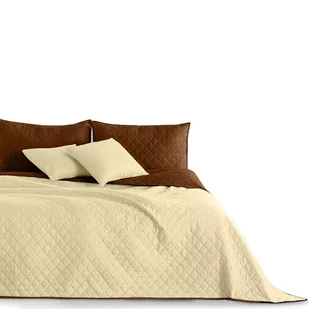 DecoKing DecoKing - Narzuta Axel - Kremowo-Brązowy 170x270 cm - Narzuty - miniaturka - grafika 1