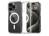 Etui i futerały do telefonów - TECH-PROTECT Flexair Hybrid Magsafe do iPhone 16 Pro Clear 5906302311484 - miniaturka - grafika 1