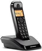 Telefony stacjonarne - Motorola S1201 Telefon w systemie DECT Nazwa i identyfikacja dzwoniącego Czarny - miniaturka - grafika 1