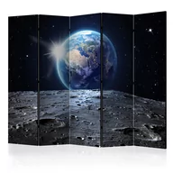 Parawany - Parawan 5-częściowy - Widok na Niebieską Planetę II [Room Dividers] (rozmiar 225x172) - miniaturka - grafika 1