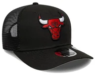 Czapki damskie - Czapka NEW ERA z daszkiem Chicago Bulls NBA Czarna 9SEVENTY - miniaturka - grafika 1