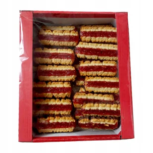 Ciastka kruche z nadzieniem owocowym 500g Domowe Lux - Ciastka - miniaturka - grafika 1