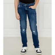 Spodnie i spodenki dla chłopców - Guess Jeansy Slim Fit - miniaturka - grafika 1