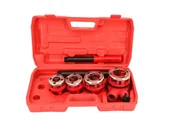 Akcesoria hydrauliczne - Gwintownica Narzynka Do Rur Hydrauliczna 4 Nasadki - miniaturka - grafika 1