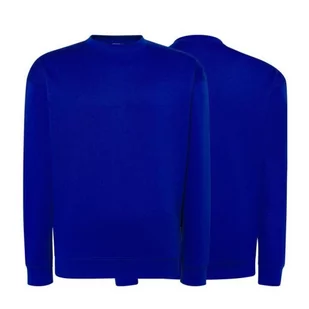 Bluza sweatshirt royal blue męska z logo na sercu nadrukiem logo firmy 290g 290 kolor RB bluza sweatshirt - Moda i Uroda OUTLET - miniaturka - grafika 1