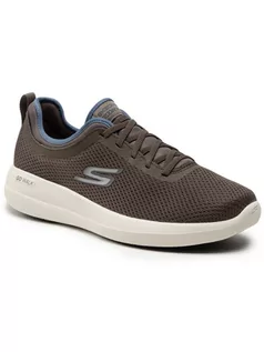 Sneakersy damskie - SKECHERS Sneakersy Go Walk Stability 216142/TPNV Brązowy - grafika 1