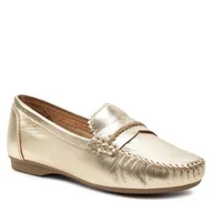 Mokasyny damskie - Mokasyny Marco Tozzi 2-24225-42 Gold 940 - miniaturka - grafika 1