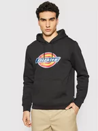 Bluzy męskie - Dickies Bluza Icon Logo DK0A4XCBBLK Czarny Regular Fit - miniaturka - grafika 1