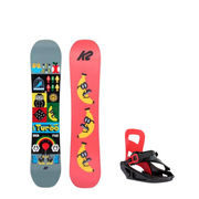 Deski snowboardowe - Snowboard K2 Mini turbo 110 cm + wiązania - miniaturka - grafika 1