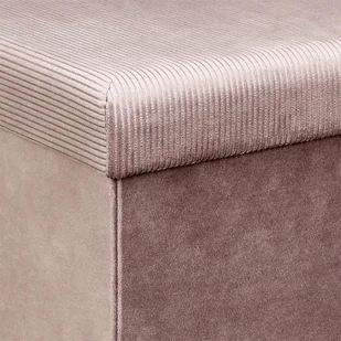 Pufa Intesi Vels Rod różowa - Pufy i podnóżki - miniaturka - grafika 4