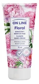 Kremy i maski do rąk - ON LINE Floral Kwiatowy Krem do rąk - Piwonia & Róża 75ml - miniaturka - grafika 1